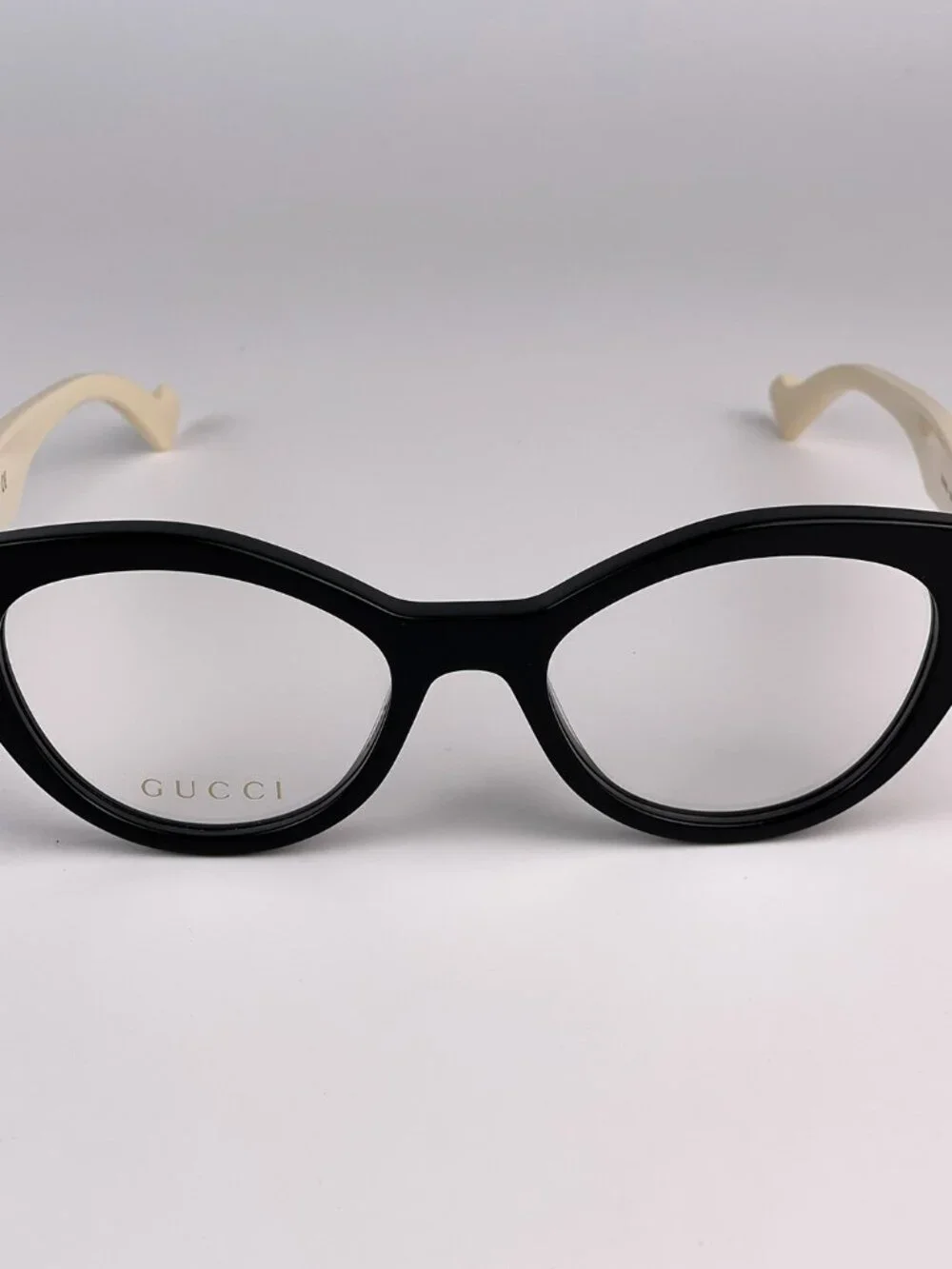 GUCCI GG0959O 002 BLACK/IVORY CAT EYE EYEGLASSES